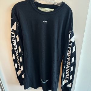 Off-White Temperature Diagonal Long Sleeve SS18